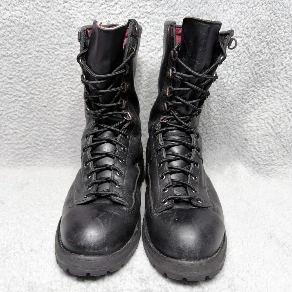 Danner Fort Lewis Mens Size 13 Combat Boots Black Leather Gore-Tex 200G 69110